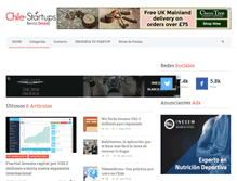 Tablet Screenshot of chile-startups.com